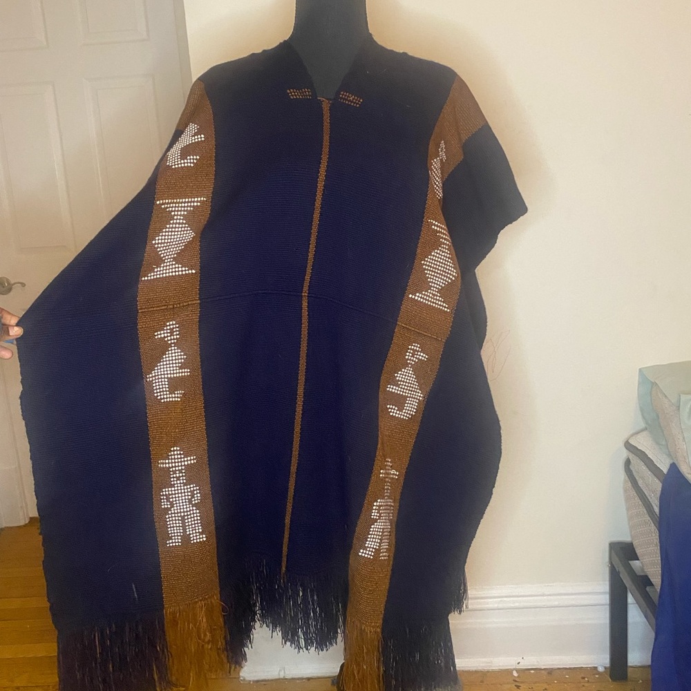 Authentic Handmade Poncho (Guatemala)